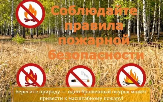 Пожароопасный период.